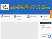 Tablet Screenshot of ppwovenbagvietnam.com